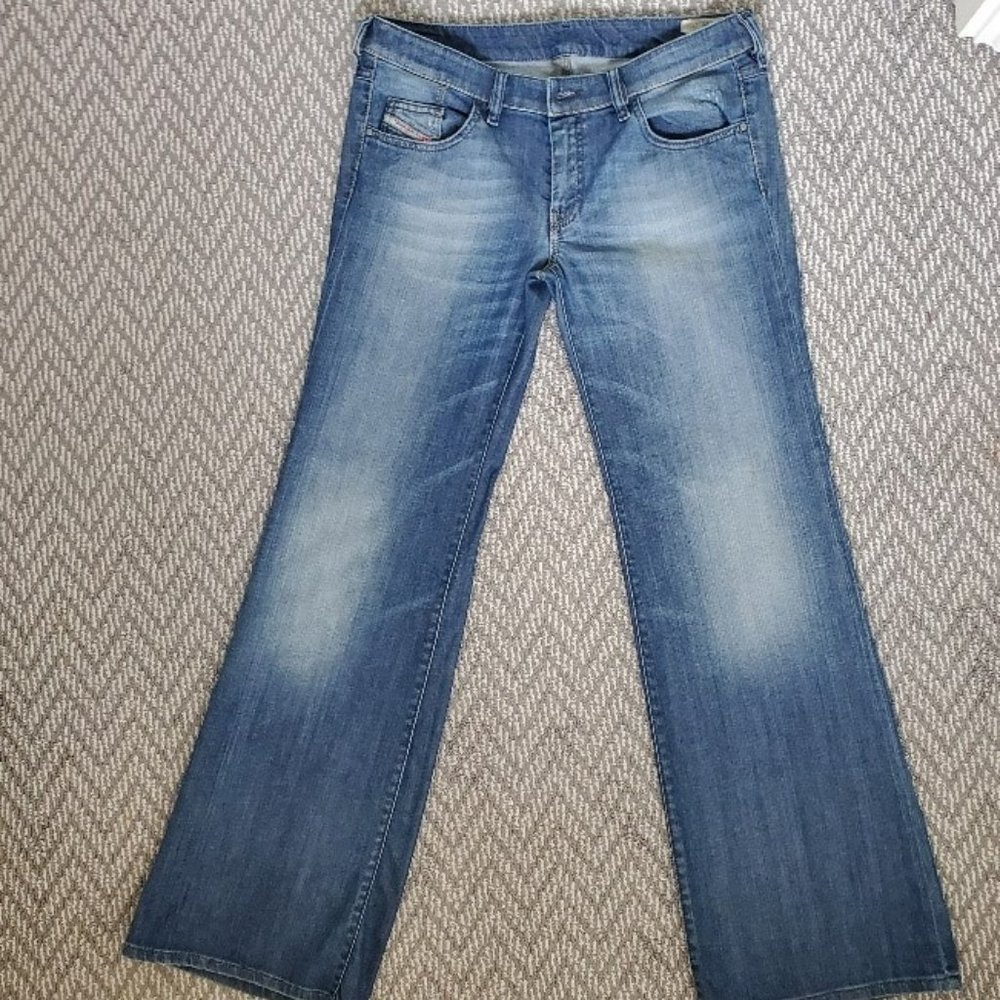 Diesel Wide Leg Low Rise YBO 008RI EUC W31 L34